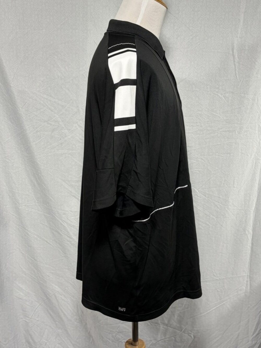 Men’s Lacoste Sport Ultra Dry Polo Shirt Black White Graphic Size 4XL US / FR - Picture 2 of 7